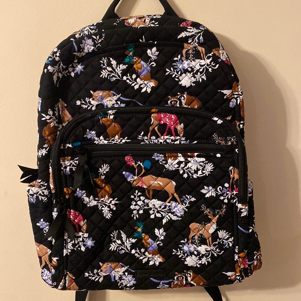 Vera Bradley Campus Backpack Signature Cotton Merry Mischief